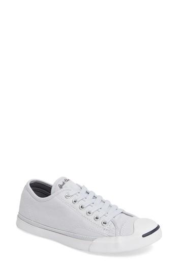Converse Jack Purcell Signature Ox Low Top Sneaker In Platinum | ModeSens