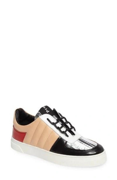 Shop Proenza Schouler Sneaker In Beige/ Silver