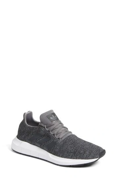 Shop Adidas Originals Swift Run Sneaker In Grey Four/ Core Black/ White