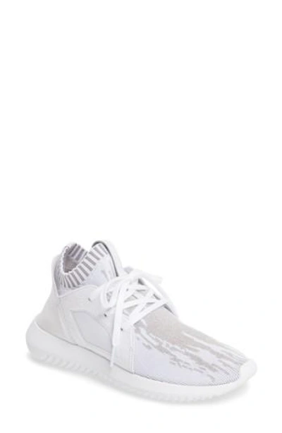 Shop Adidas Originals Tubular Defiant Sneaker In White/ White/ Clear Granite