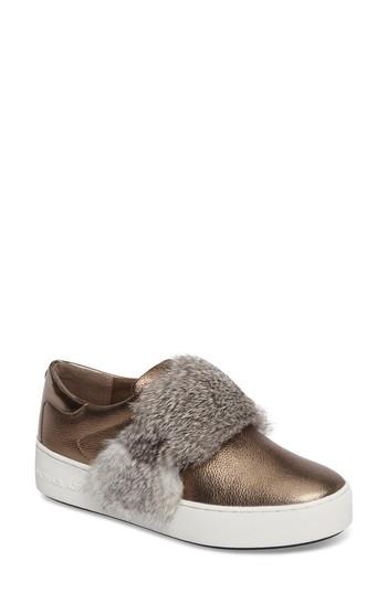 michael kors rabbit fur sneakers