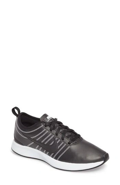 Shop Nike Dualtone Racer Prm Sneaker In Black/ Black/ White