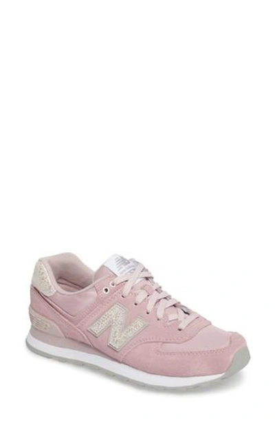 Shop New Balance '574' Sneaker In Faded Rose