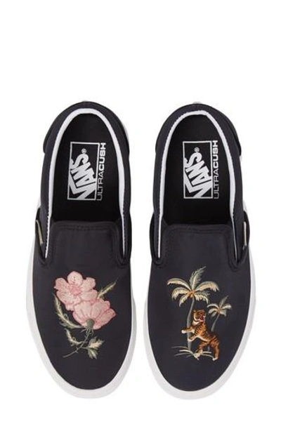 Shop Vans Classic Dx Slip-on Sneaker In Black/ Blanc De Blanc