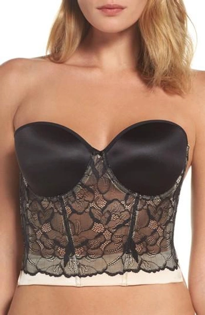 Shop Le Mystere Sensuelle Convertible Underwire Bustier In Black