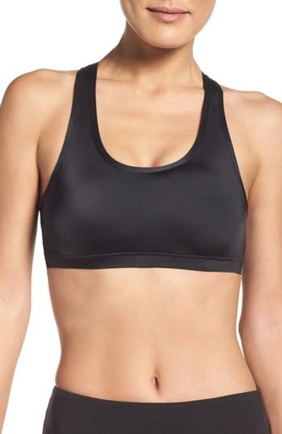 Shop Beyond Yoga Lux Half Moon Sports Bralette In Black