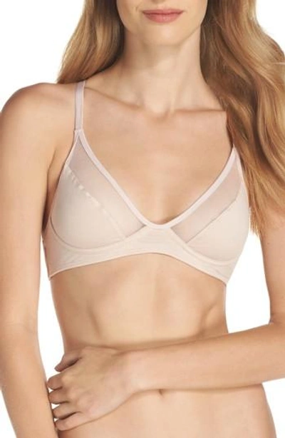 Shop Skin Tallulah Underwire Bra In Powder Pink