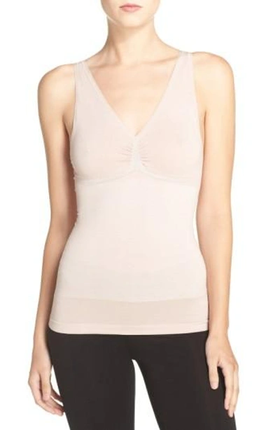 Shop Yummie By Heather Thomson Adella Convertible Smoother Camisole In Mushroom