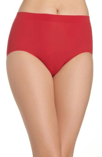 Shop Wacoal 'skinsense' Seamless Briefs In Tango Red