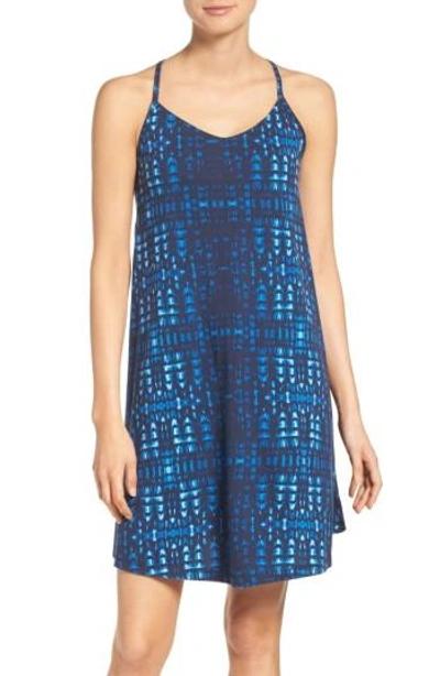 Shop Patagonia Edisto A-line Dress In Tidewater/ Navy Blue