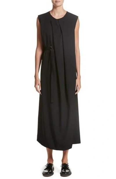 Shop Y's N-f Pleats Dress In Black