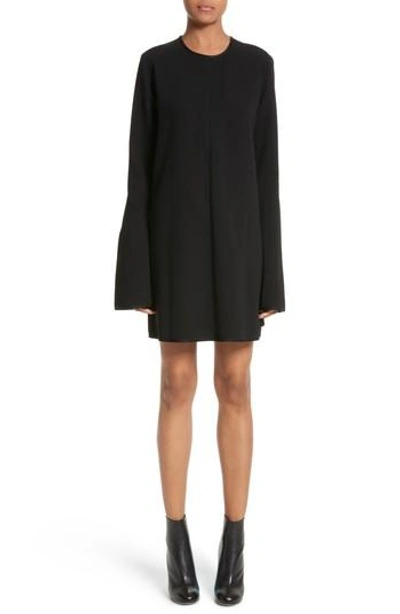 Shop Ellery Preacher Flare Sleeve Minidress In Black
