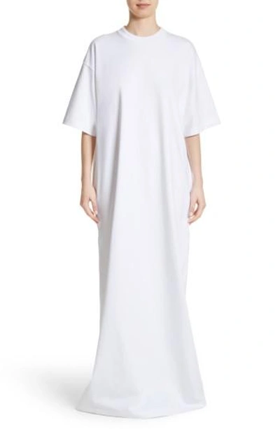 Shop Vetements T-shirt Dress In White
