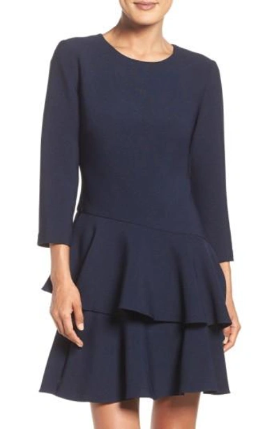 Eliza j tiered 2025 ruffle knit dress