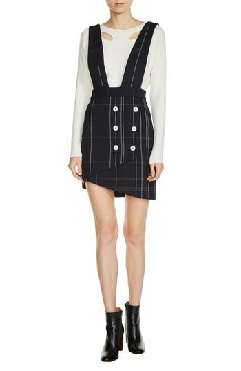 maje pinafore dress