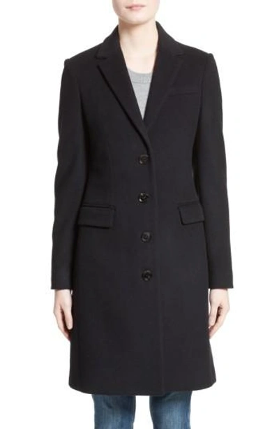 Shop Burberry Sidlesham Wool & Cashmere Coat In Black
