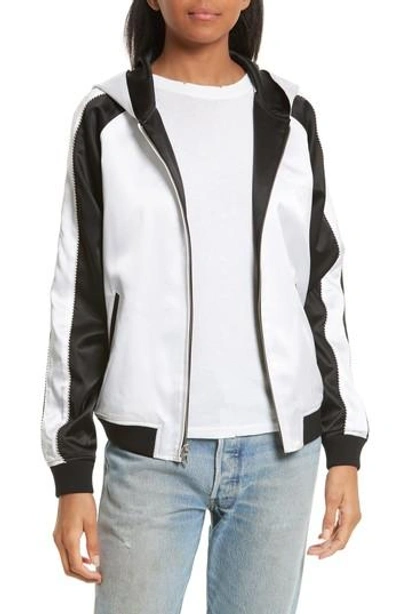 Shop Opening Ceremony Oc Reversible Silk Track Jacket In Black Multi