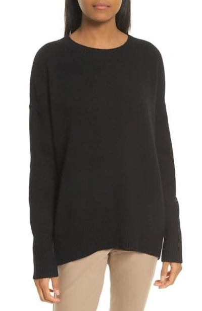 Shop Theory Karenia R Cashmere Sweater In Black