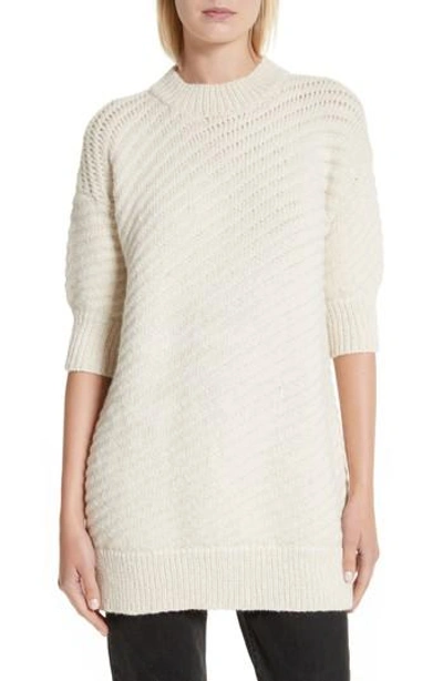 Shop Rachel Comey Zenith Alpaca Blend Twill Knit Tunic In Ivory