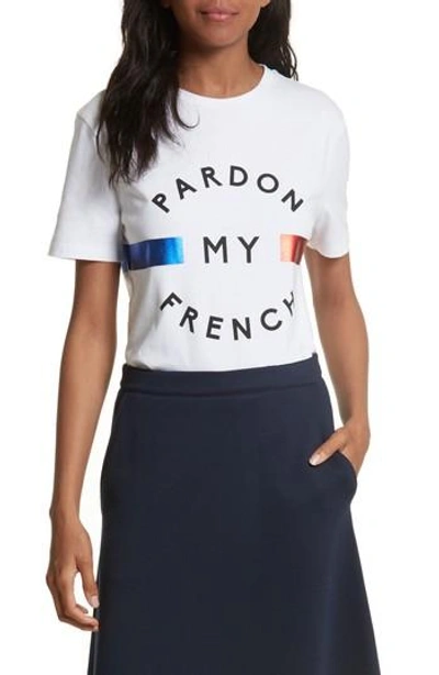Shop Etre Cecile Pardon My French Tee In White