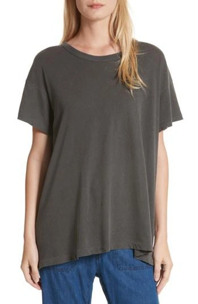 Shop The Great Cotton Tee In Washed Black
