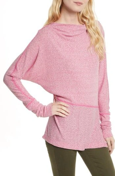 Shop Free People Londontown Thermal Top In Raspberry