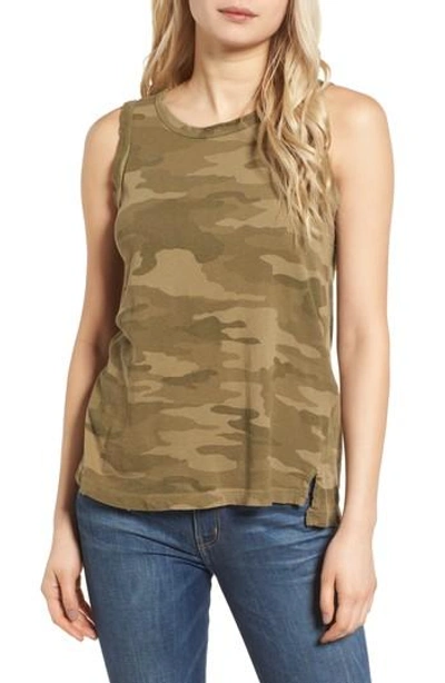 Shop Current Elliott The Muscle Tee In Army Camo