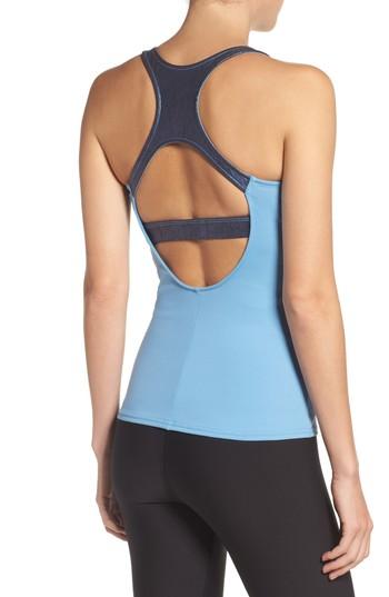 yoga tank with shelf bra