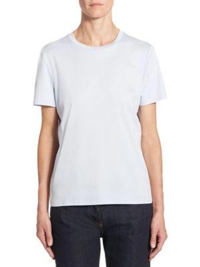 Shop The Row Stesler Cotton Top In Light Blue