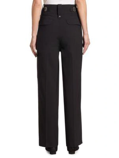 Shop The Row Kiefer Pleated Pants In Black