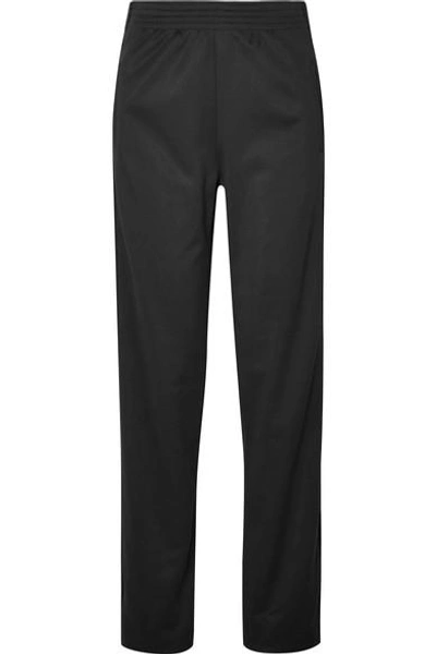 Shop Givenchy Satin-jersey Track Pants In Black
