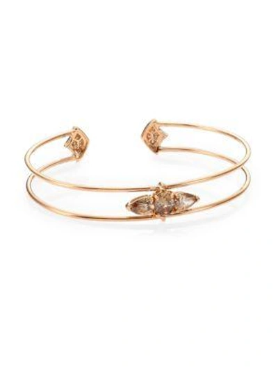 Shop Etho Maria 18k Rose Gold 1.48 Tcw Diamond Bracelet