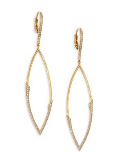 Shop Etho Maria My Etho 18k Gold & Diamond Earrings In Yellow Gold