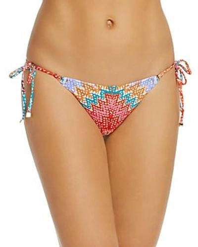 Shop Heidi Klum Swim Antaria Side Tie Bikini Bottom In Chevron
