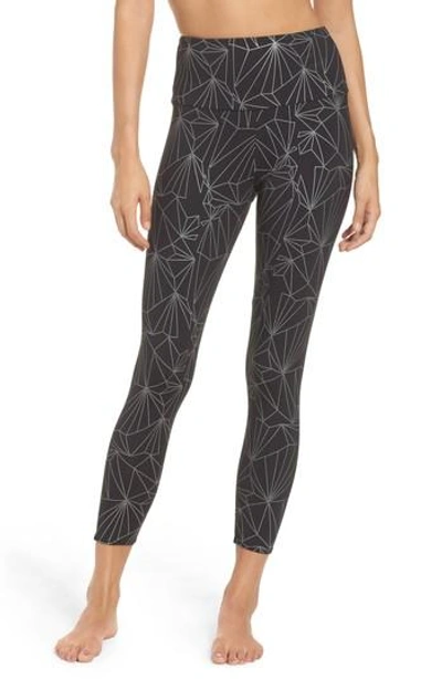 Shop Onzie High Rise Capris In Reflective