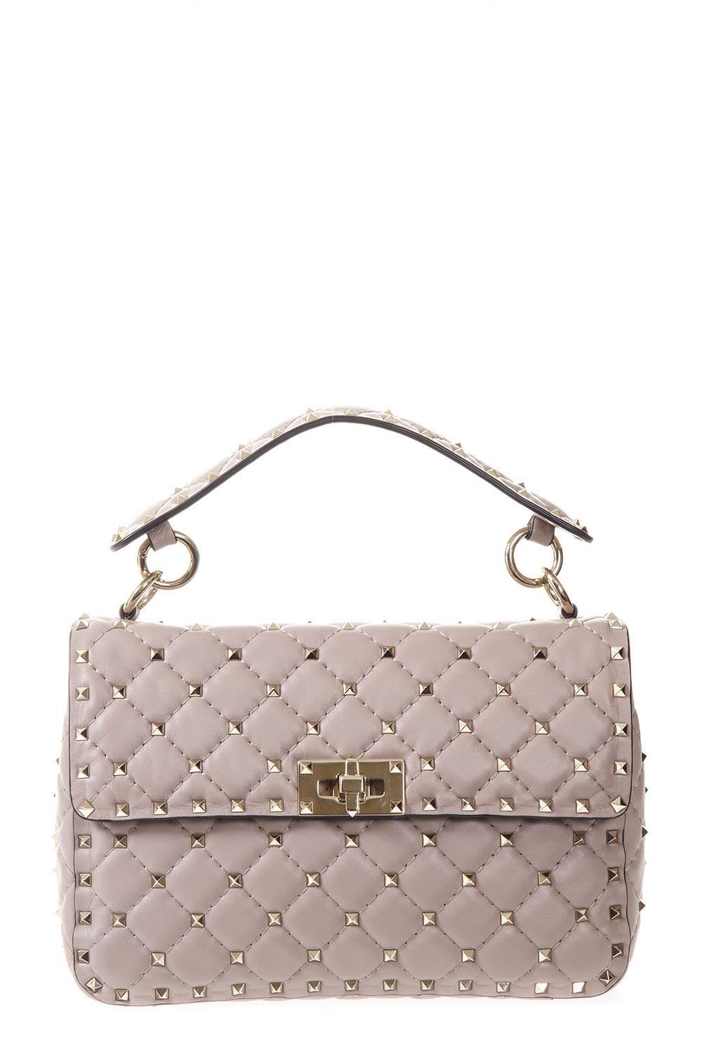 Valentino Garavani Rockstud Spike Medium Chain Bag In Pink | ModeSens