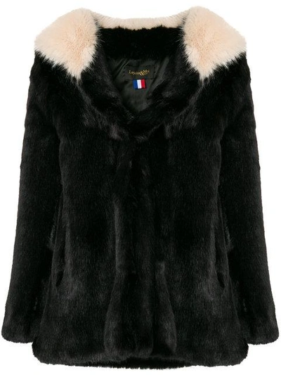 Shop La Seine & Moi Catherine Coat In Black