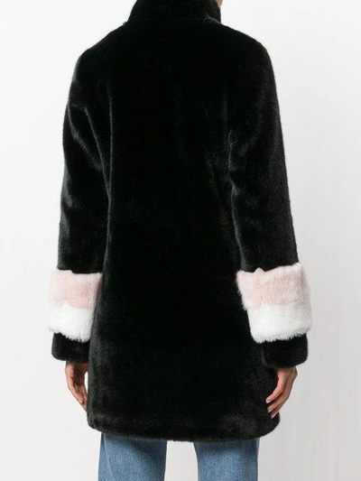 Shop La Seine & Moi Carene Coat In Black
