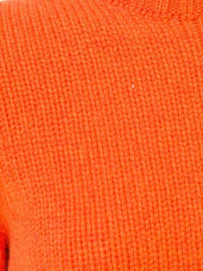 Shop Bear Hug Ribbed Jumper - Orange