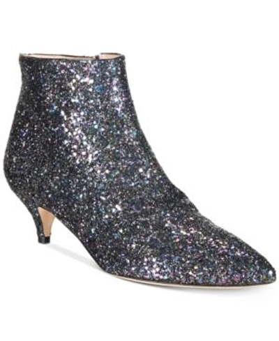 Shop Kate Spade New York Olly Too Pointed-toe Ankle Booties In Midnight Confetti Glitter