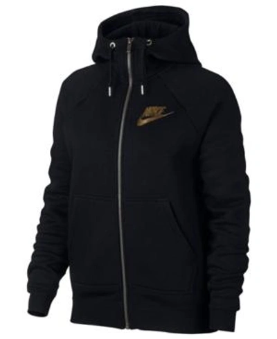 Shop Nike Sportswear Rally French Terry Hoodie In Black