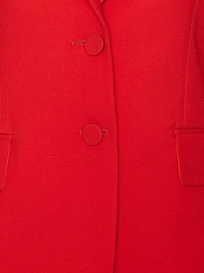 Shop Alexander Mcqueen Tailored Jacket In Lust Red