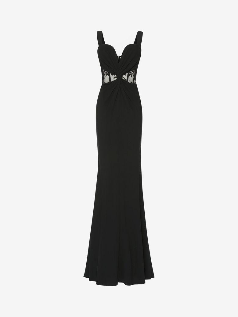 bustier evening dress