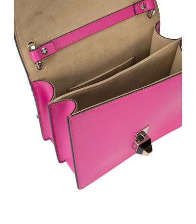 Shop Fendi Pink Kan I Small Shoulder Bag
