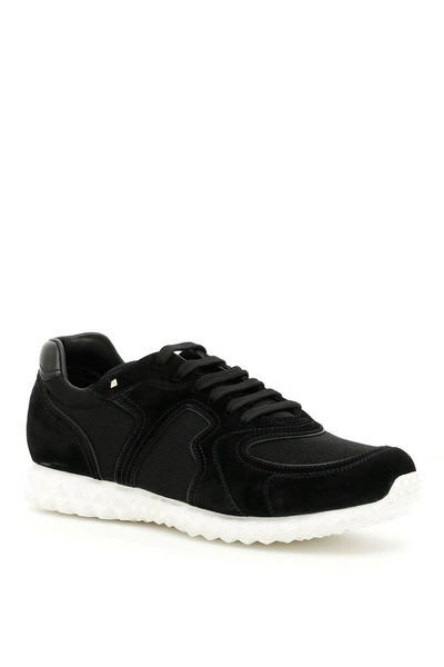 Shop Valentino Soul Am Sneakers In Nerobianco