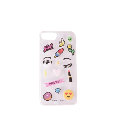 Shop Chiara Ferragni Iphone 7plus Cover In Clear