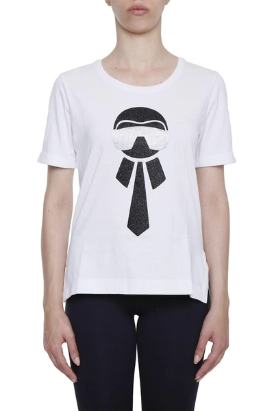 Shop Fendi Karlito T-shirt In Whitebianco