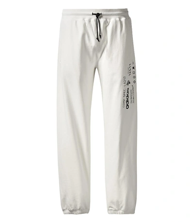 Shop Adidas Originals By Alexander Wang White Graphic Jogger