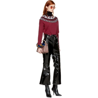 Shop Fendi Black Leather Over-the-knee Boots