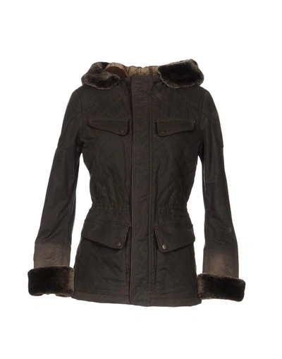 Shop Matchless Jacket In Dark Brown
